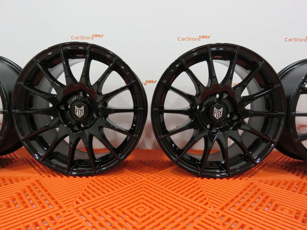 Jantes Fox Fx004 15 x 6.5 et 20 4x108 65.1 Preto Brilhante