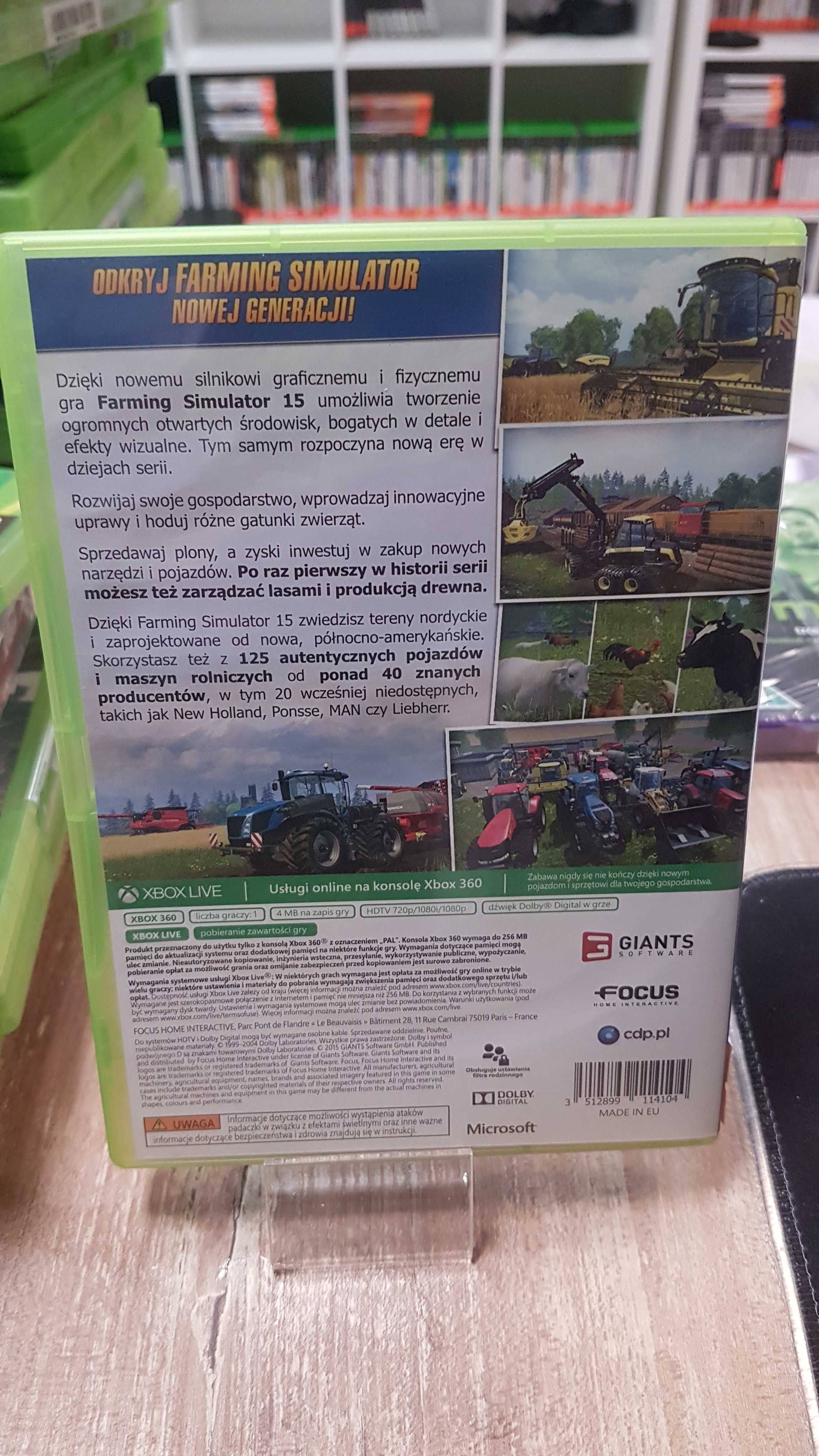 Farming Simulator 15 XBOX 360  Sklep/Wysyłka/Wymiana