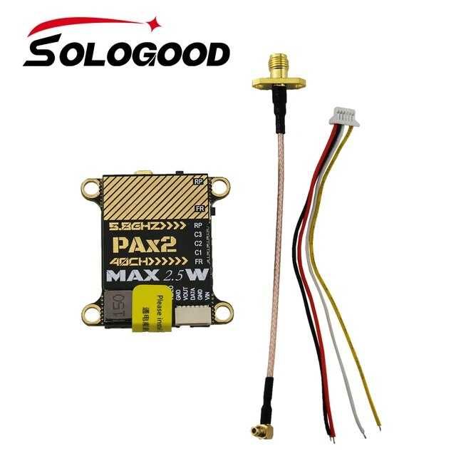 Відео передавач VTX SoloGood PAx 2 – 2.5W 5.8G 40ch – FPV KING