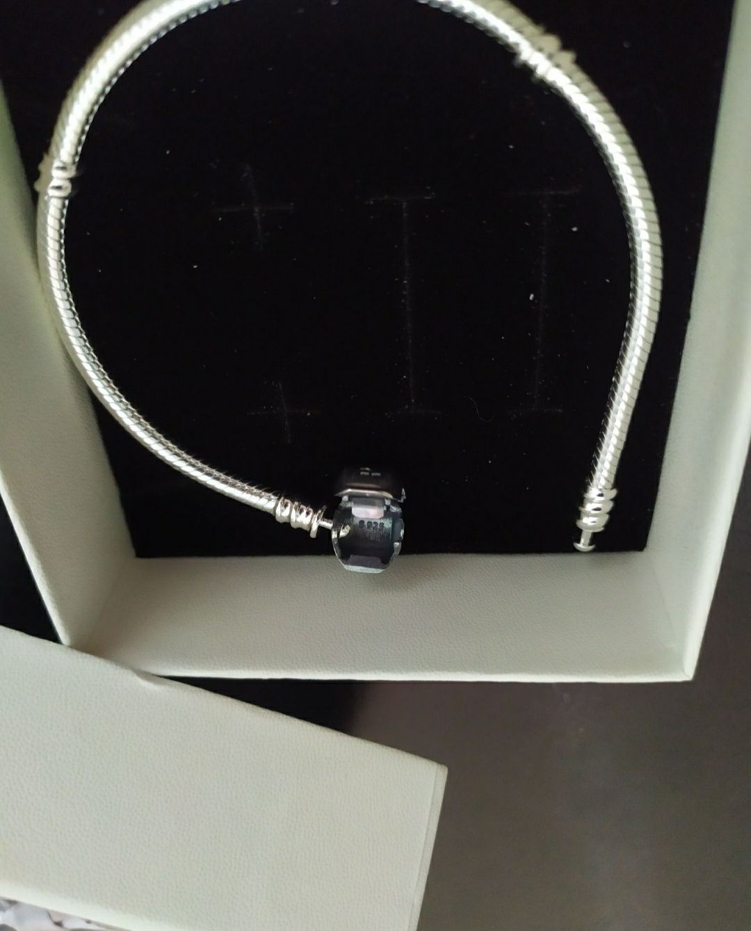 Bransoletka Pandora Moments 18cm, ALE S925 + charms + pudełko prezent