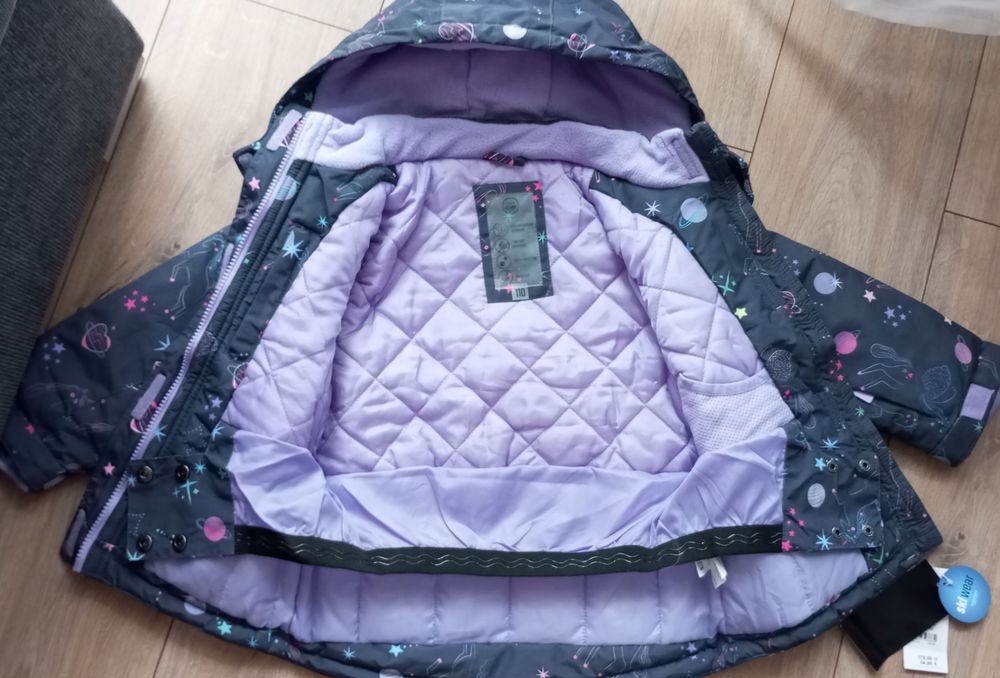 Cool Club kurtka narciarska dziewczęca r 110, NOWA