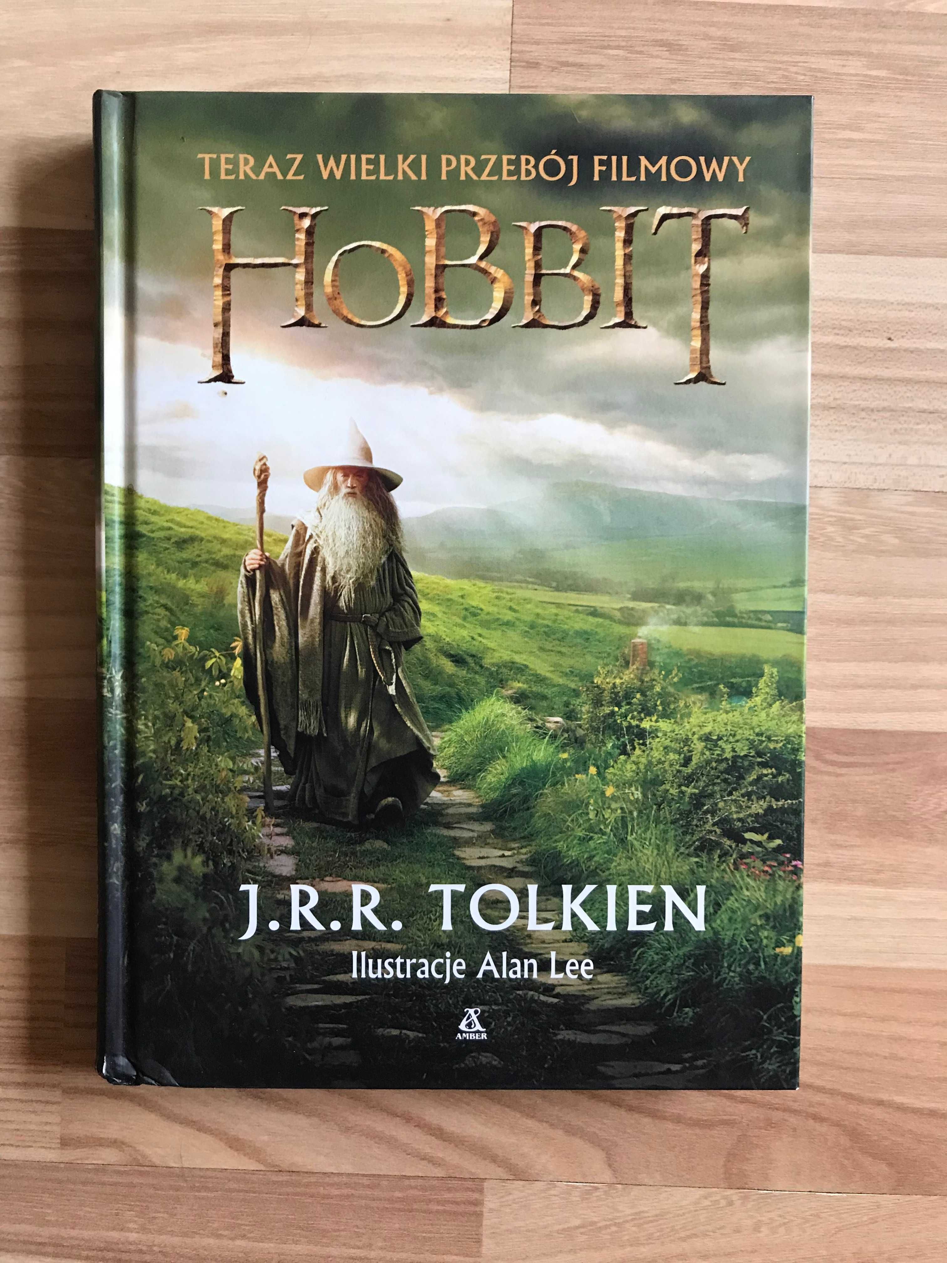 Tolkien - Hobbit Amber 2014 wyd. XXV Twarda Alan Lee