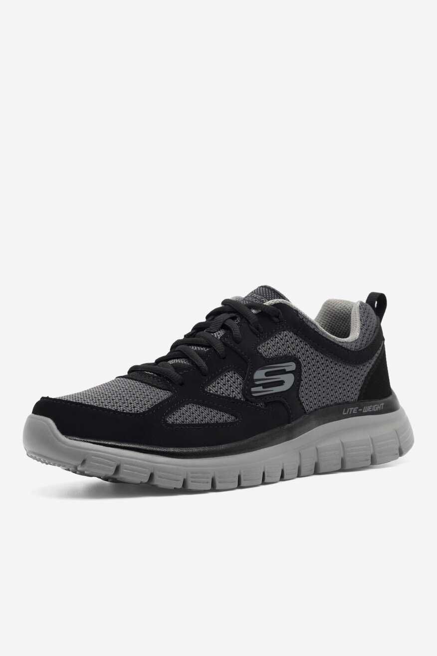 Кросівки чоловічі Skechers Burns Agoura Black/Gray 52635/BKGY Оригінал