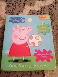 Książeczka peppa z piankowymi puzzlami