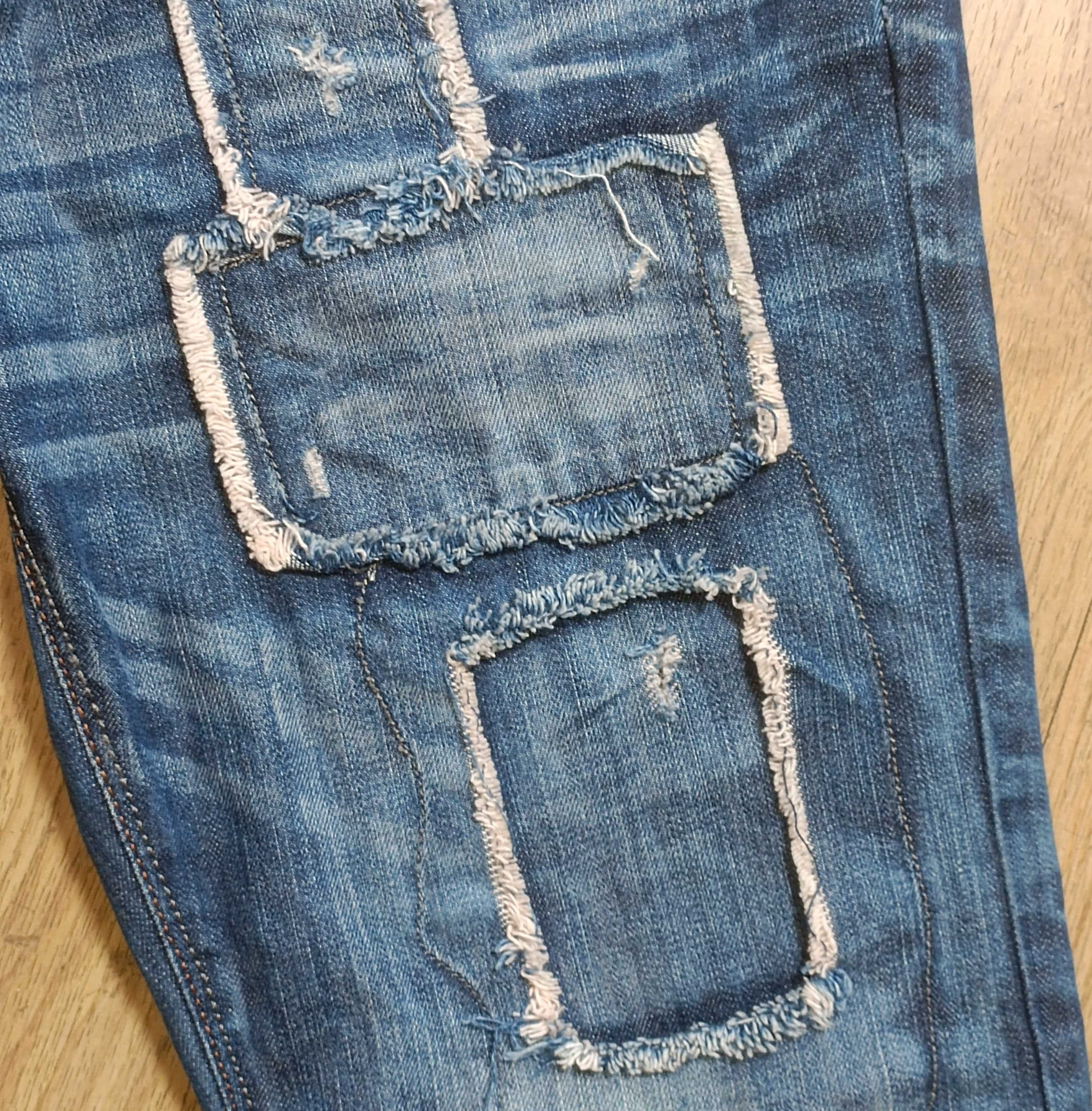 Cipo & Baxx vintage jeansy slim męskie z latami L 3332