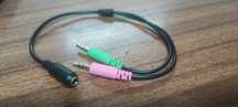 Adaptador cabo audio