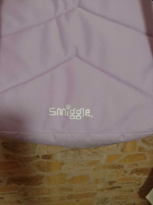 Ekskluzywny, duży, metaliczny plecak z Londynu, Top Vintage