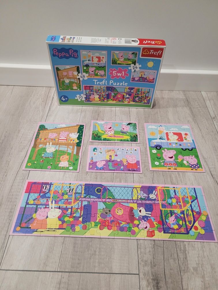 Puzzle Świnka Peppa