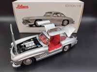 1:18 Schuco 1954/57 Mercedes-Benz 300SL "Gullwing" (W198)  silver