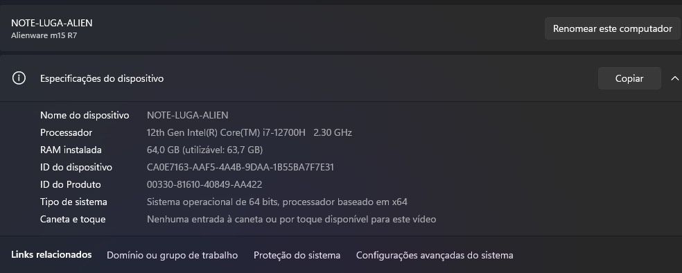 Portátil Gaming dell AlienWare