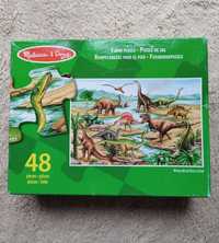 Duże Puzzle Dinozaury Melissa & Doug duże xxl