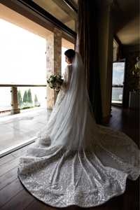Весільна розкішна сукня 3в1