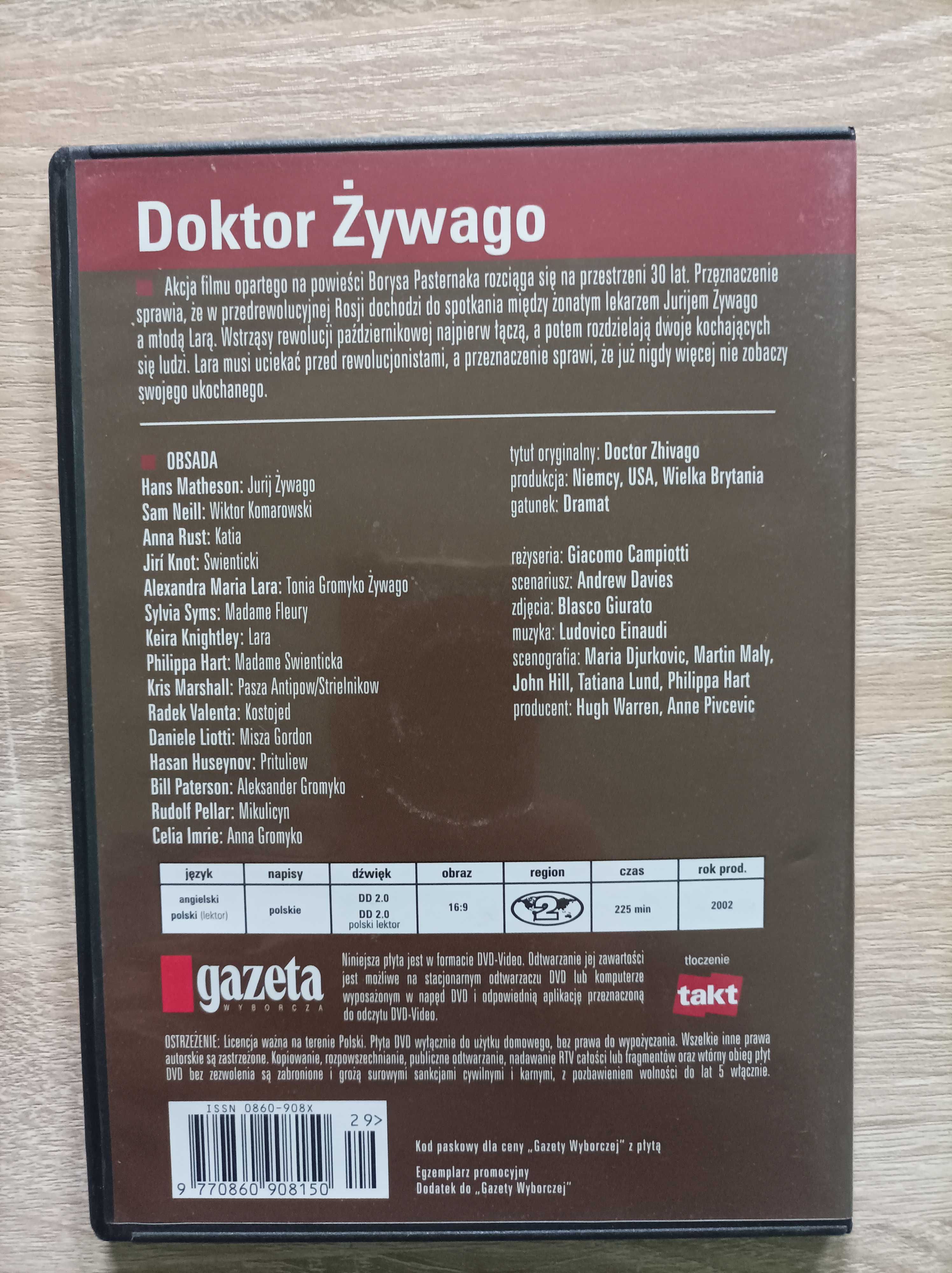 Film DVD Doktor Żywago