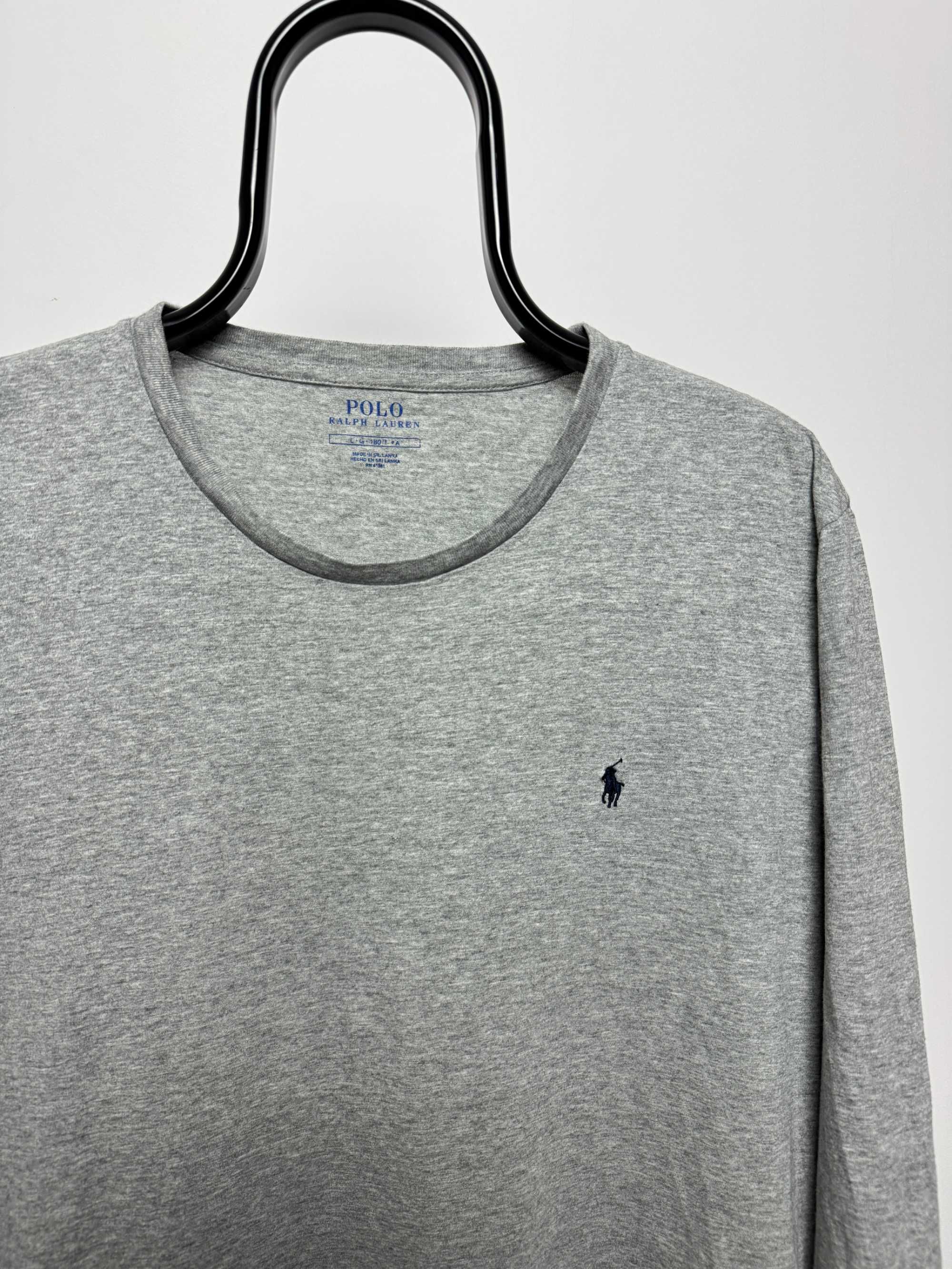 Koszulka męska polo Ralph Lauren z długim rękawem longsleeve basic