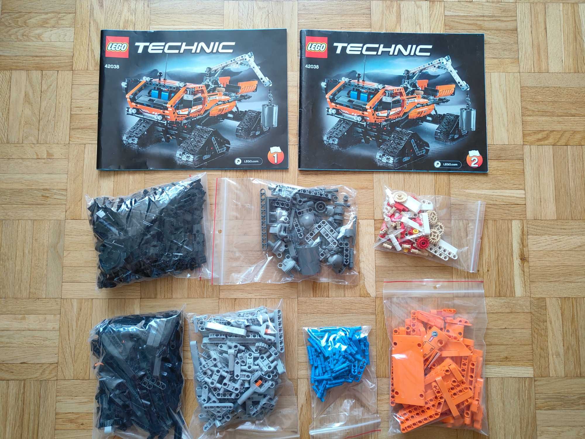 Lego Technic 42038  Łazik arktyczny + 8293 Silnik i lampy