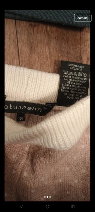 Spodnie z wełną merino