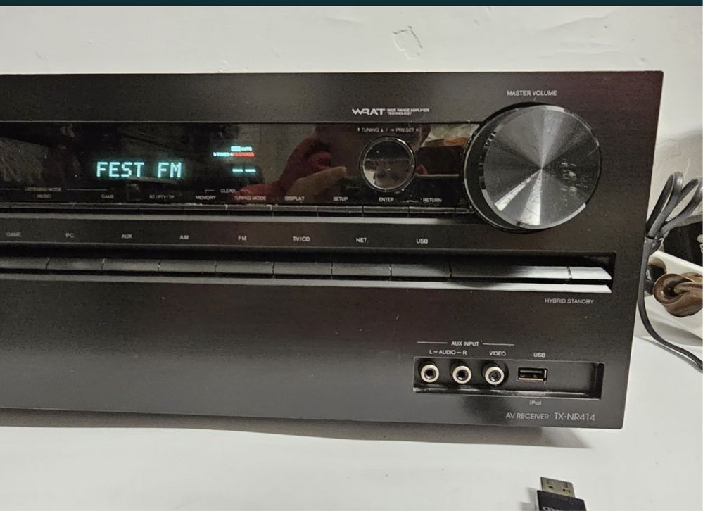 5.1 Am/Fm Amplituner Onkyo TX-NR 414, 130 W, USB,HDMI 3D