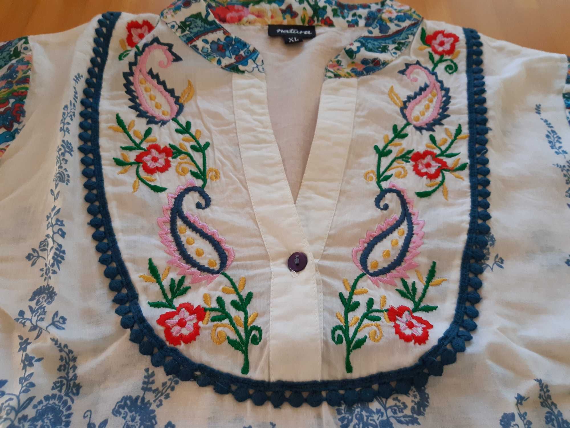 Blusa de verão da Natura, tamanho XL