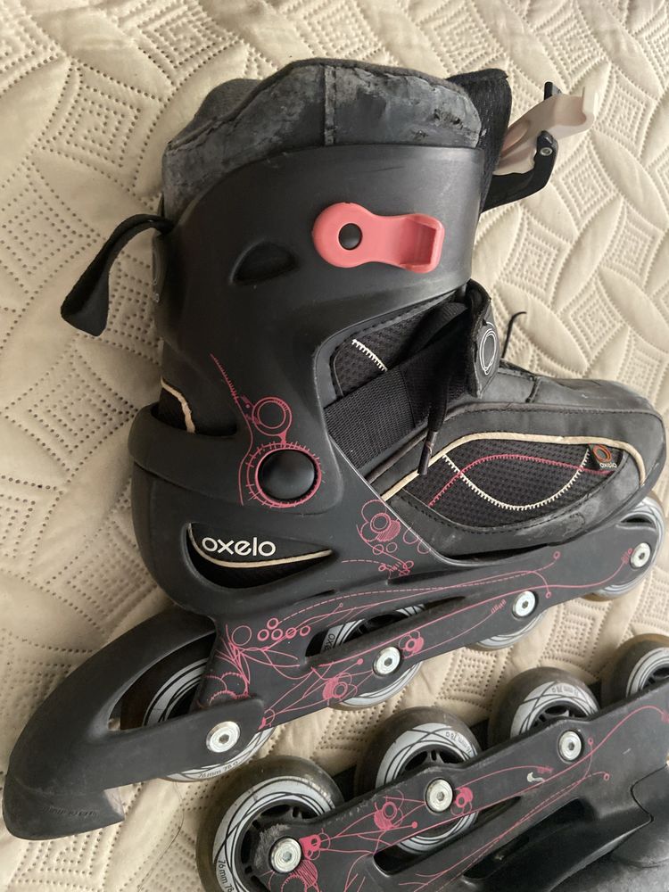 2 pares de Patins em linha bons