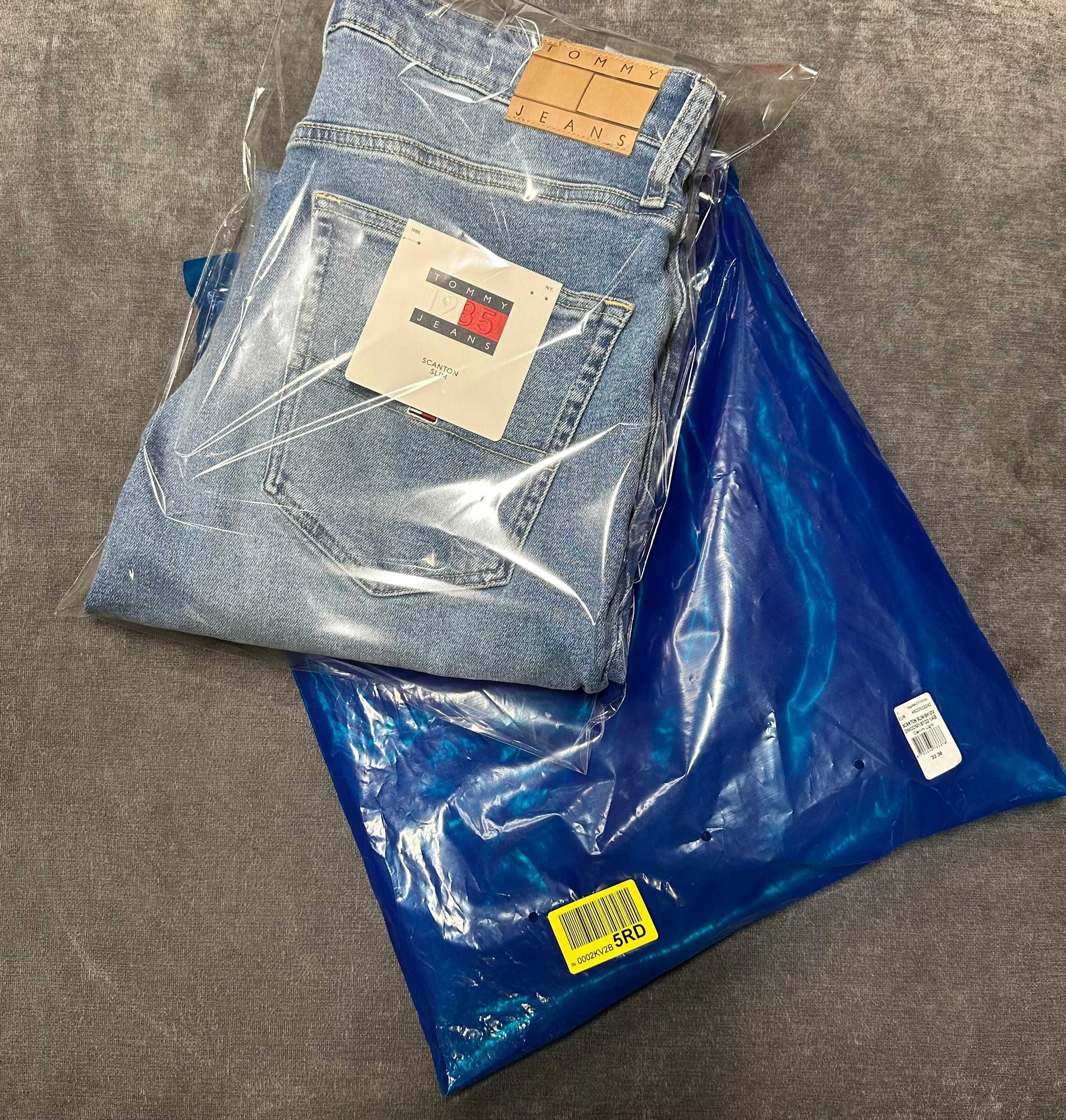 Spodnie Jeans Scanton Slim Męskie Tommy Hilfiger rozmiar. W33 / L36