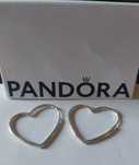 Brincos Pandora Heart Hoop originais