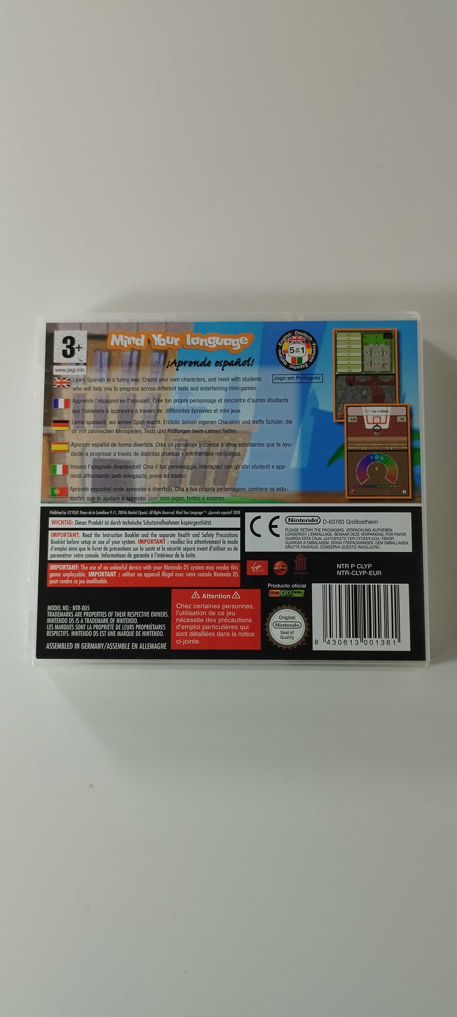 Mind Your Language Learn Spanish Nintendo DS