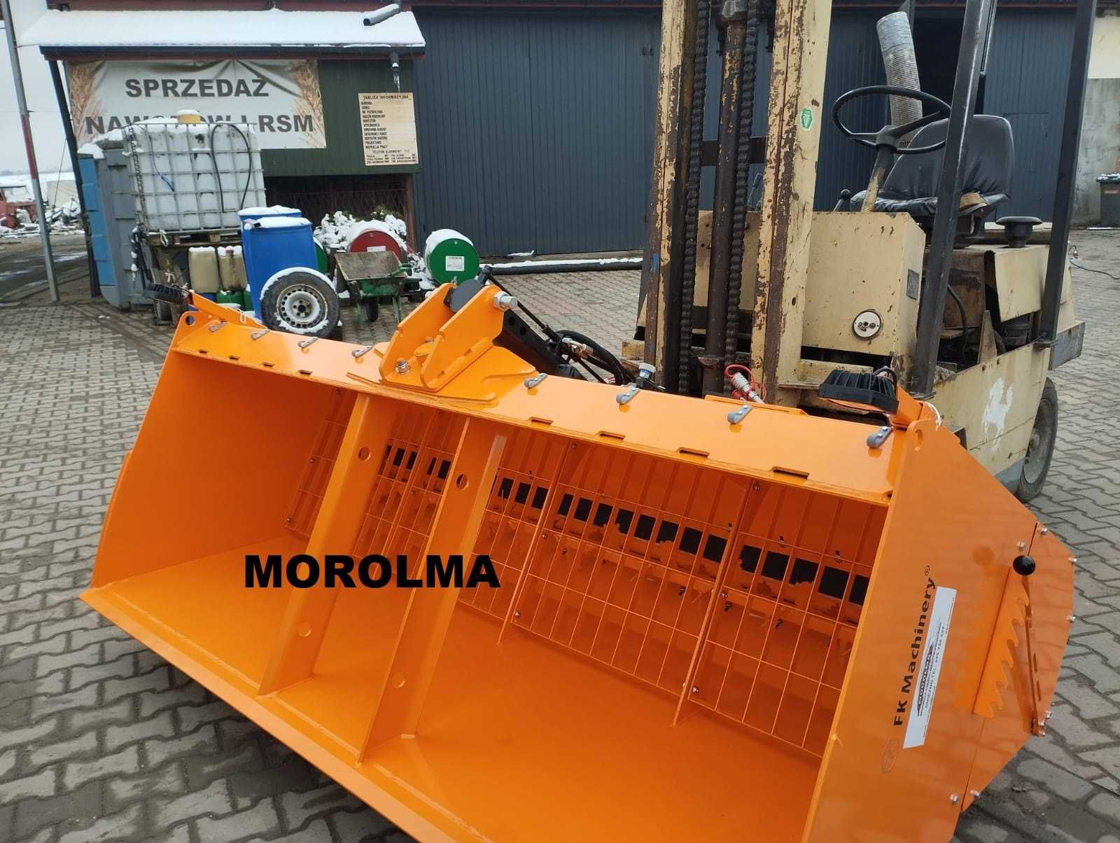 Piaskarka solarka posypywarka d ulic placów FK MACHINERY samozaładunek