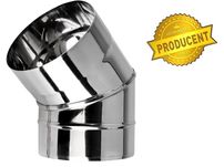 MEGA WYPRZEDAŻ!!! Kolano stałe żar fi 125 45 st. 1 mm PRODUCENT!