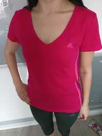 Damski t-shirt/koszulka Adidas - różowa, rozmiar S