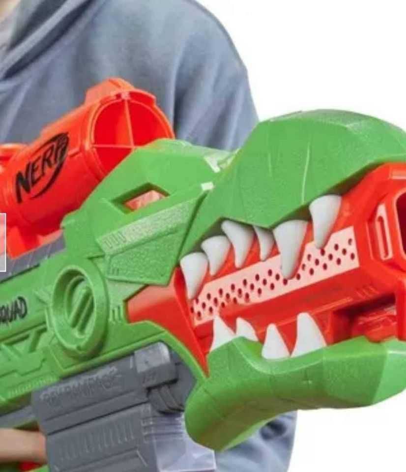 Nerf Dinosquad, Rex Rampage, wyrzutnia i 20 strzałek