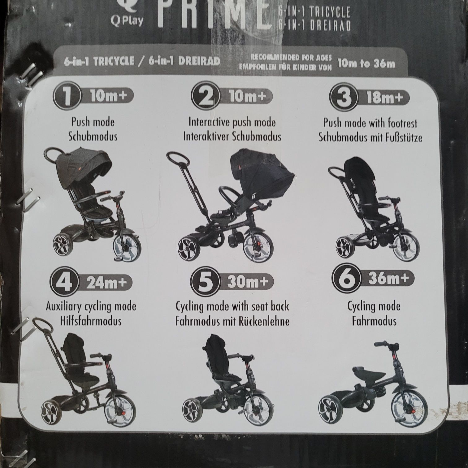 Prime Qplay rowerek 6 w 1