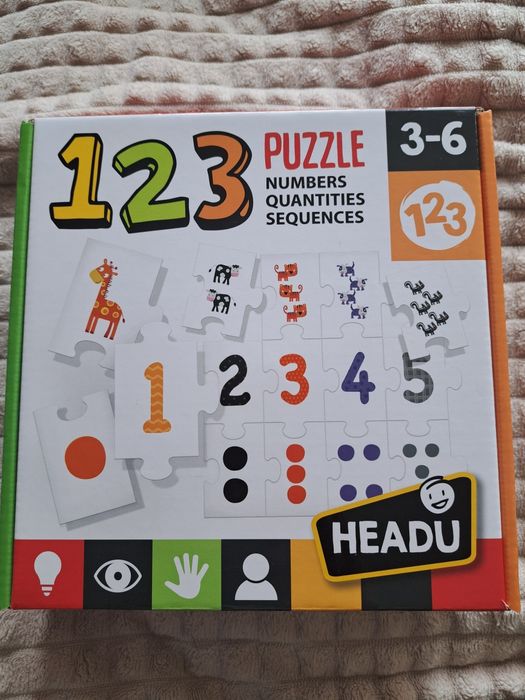 REZERWACJA Puzzle edukacyjne nauka liczenia,cyferek