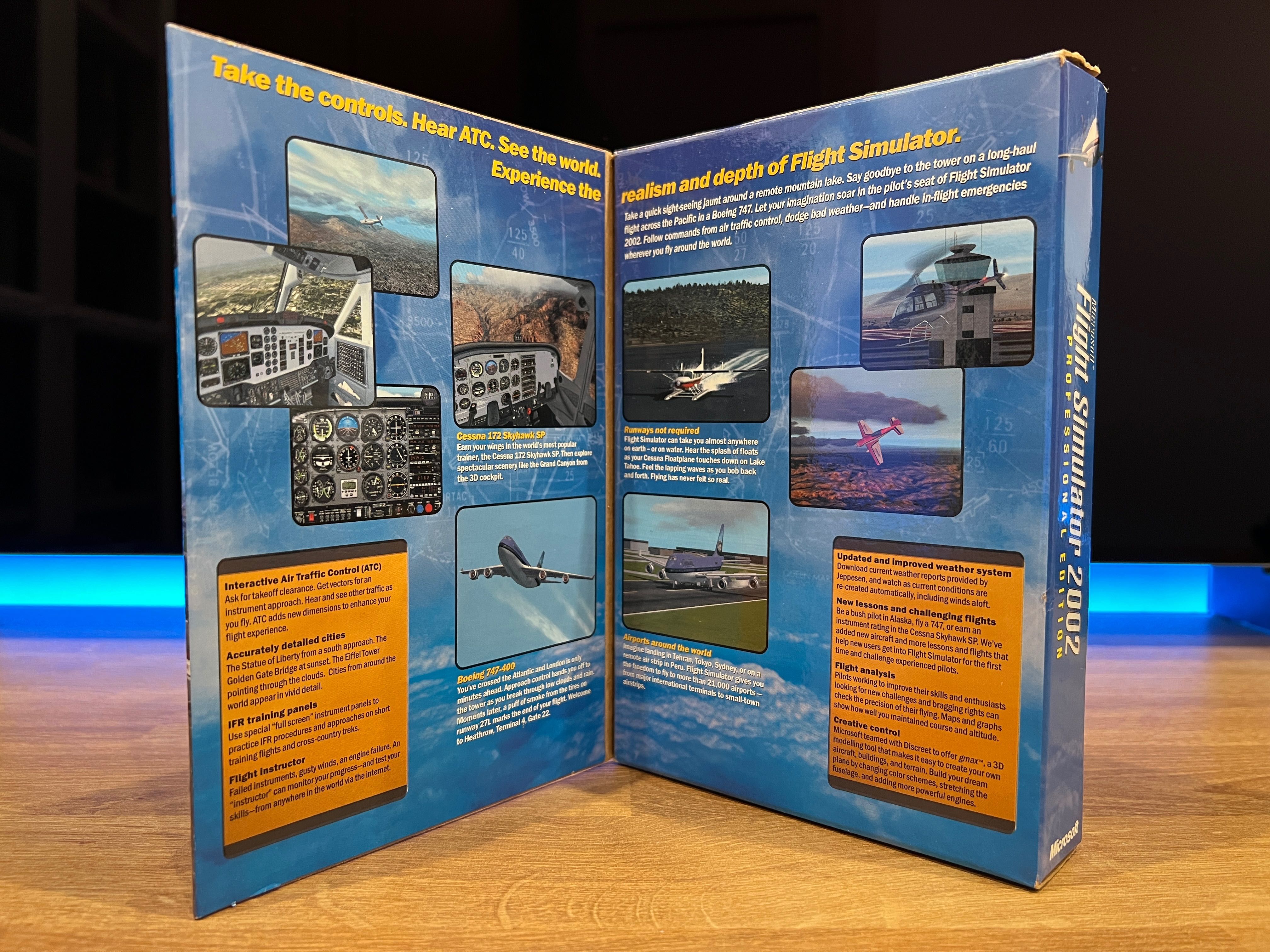 Flight Simulator 2002 Professional Edition (PC EN 2002) mini BIG BOX