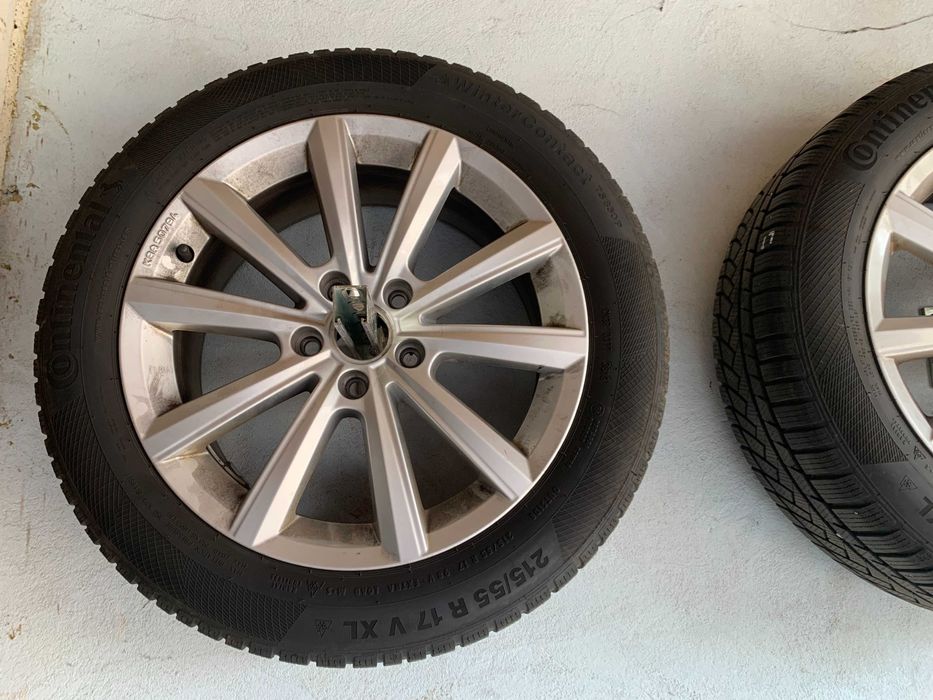 Koła zimowe VW 215/55 R17 Continental