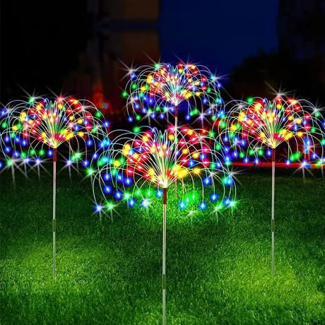 Solarny firework dmuchawiec drzewko led kolorowe 150led