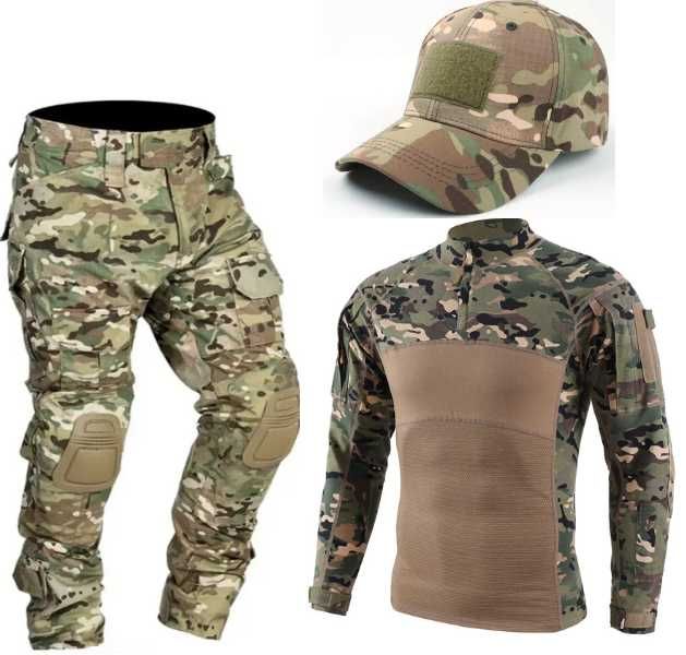 Тактичний костюм G2 Мультикам Штани з наколінниками Убакс та Бейсболка