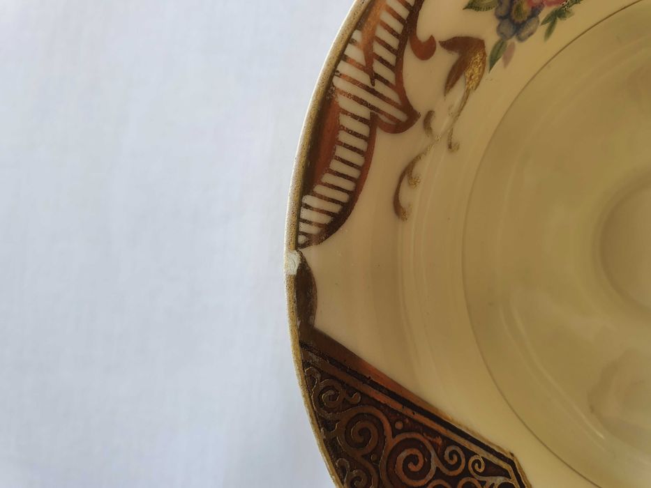 Zestaw śniadaniowy Trio garnitur Eschenbach Bavaria Elfenbein