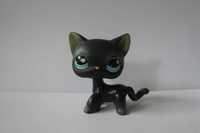 Czarny kot Littlest Pet Shop LPS Hasbro figurka kotek