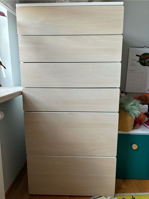 Komoda 6 szuflad Ikea Smastad
