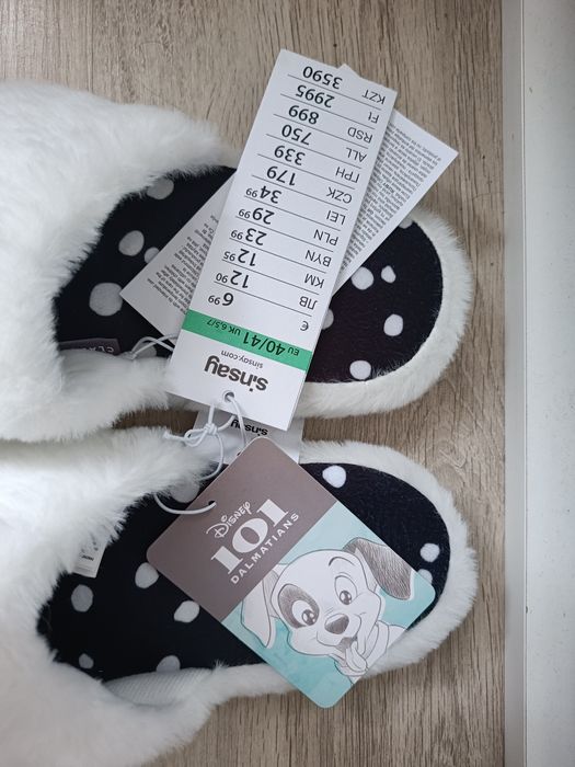 Kapcie damskie Disney 101 dalmatyńczyków