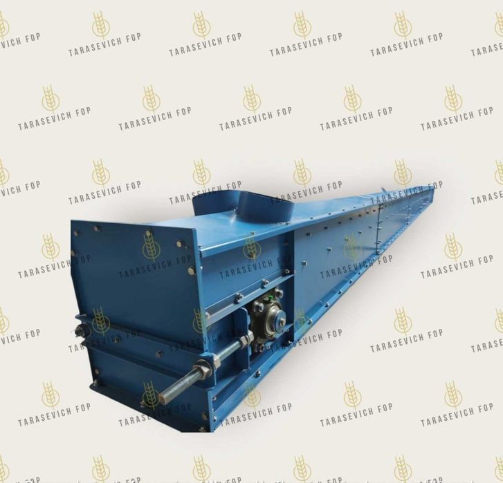 Скребкові транспортери для зерна, комбікорма, шрота, макухи, 25 50 100