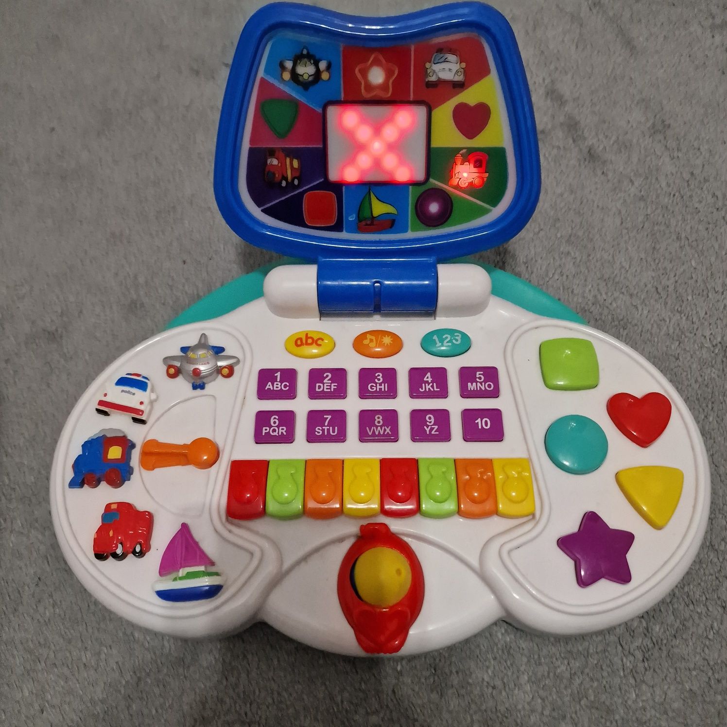 Zabawka interaktywna laptop Dumel