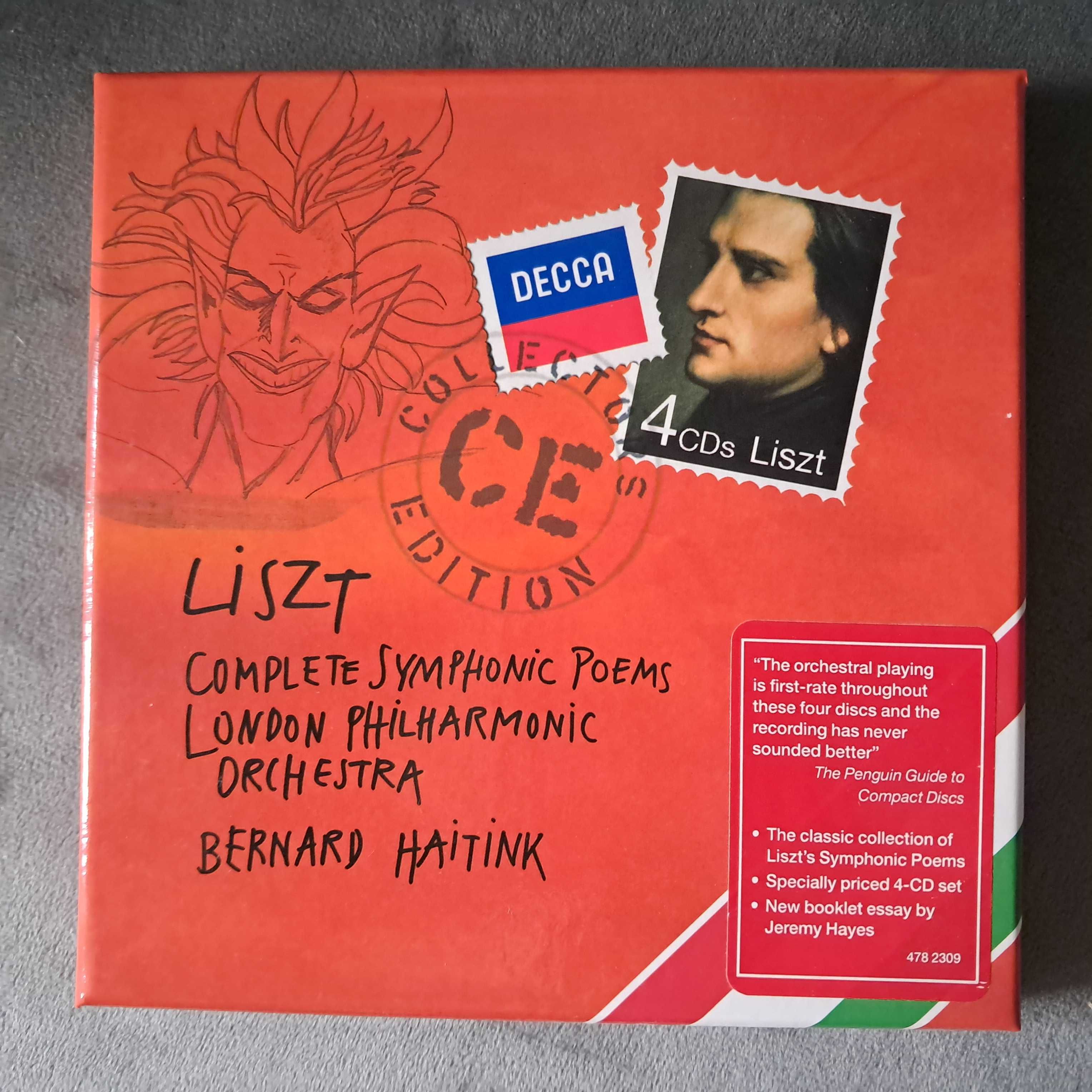 Liszt Complete Symphonic Poems Decca 4CD классика