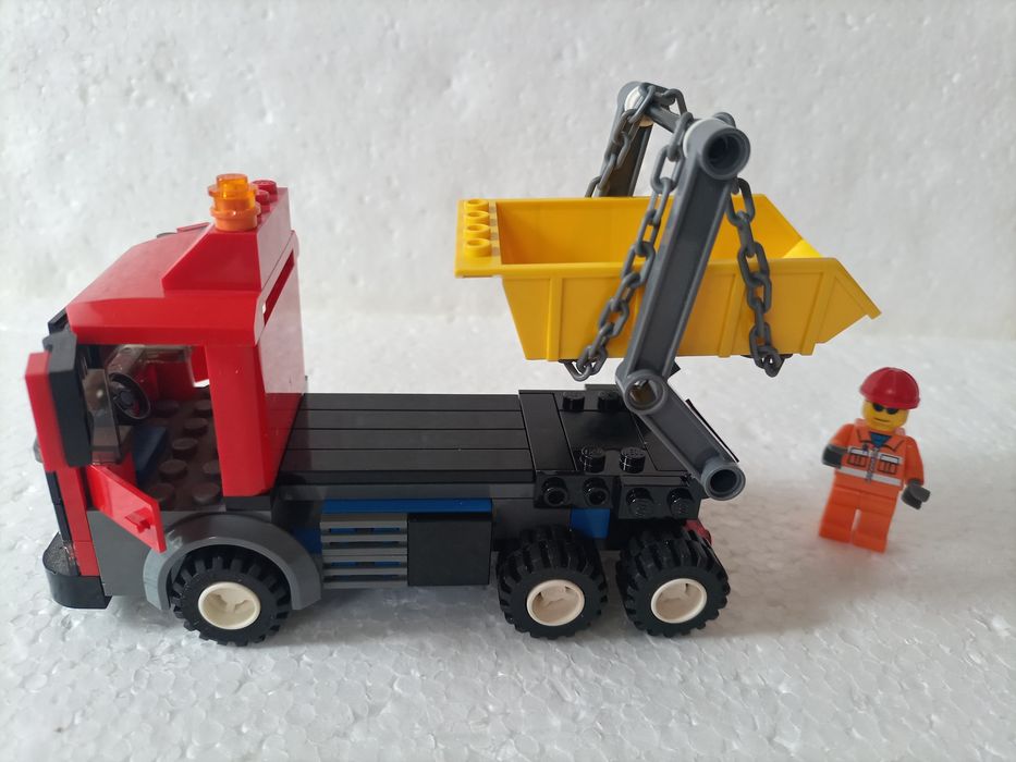Klocki LEGO ciężarówka kontener śmieciarka