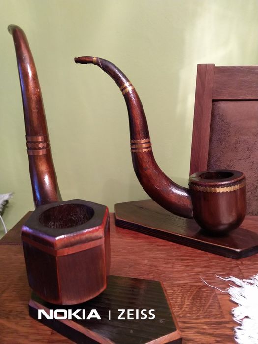 Fajki drewniane 2 sztuki