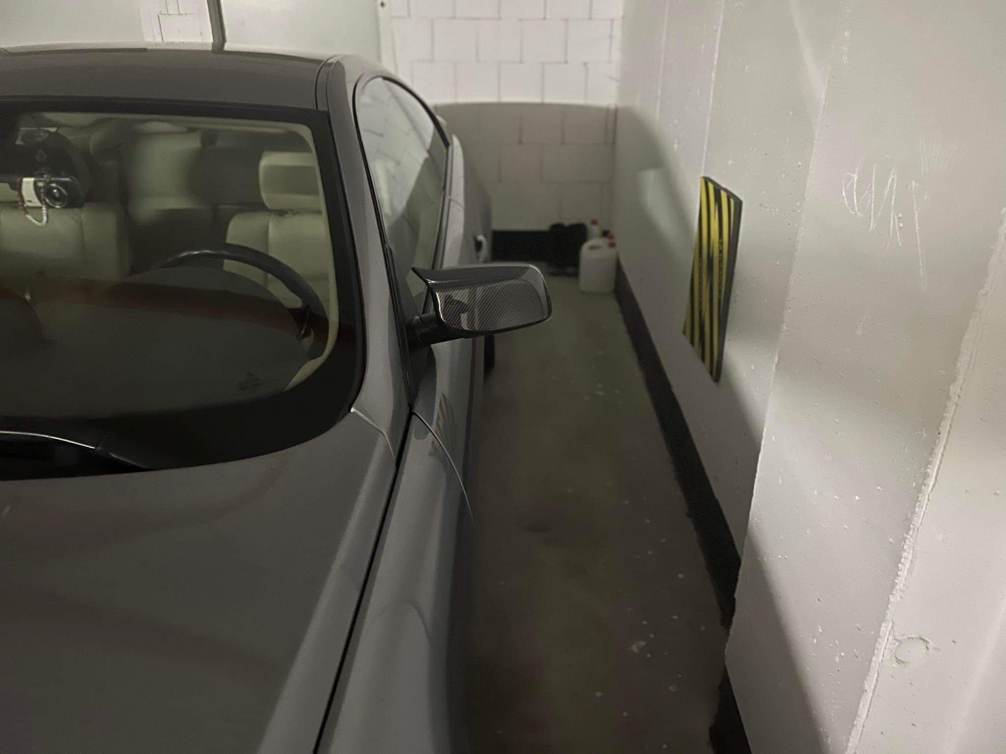 Obudowy Lusterek Nakładki BMW E60 E61 E63 Czarny Połysk / Carbon