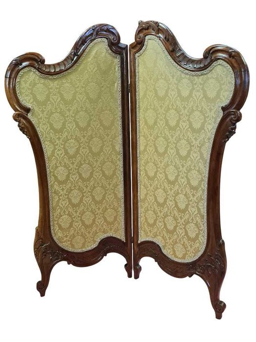 Parawan w stylu Ludwika XV / antyk / po renowacji