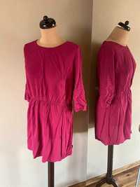 sukienka H&M bordo divided xl