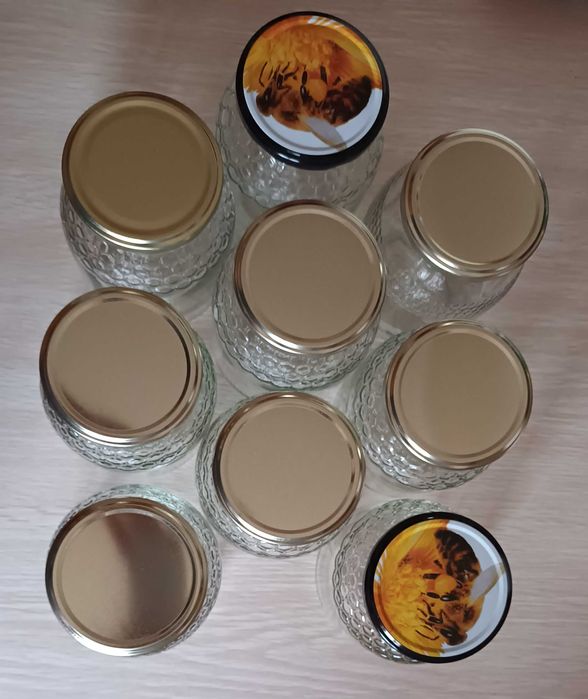 Frascos mel, vidro 1kg