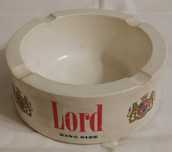 Popielniczka Lord. Starocie. PRL, Antyk - 16 cm średnica